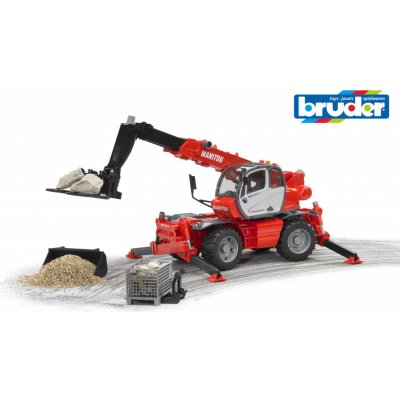 Bruder manipulátor MANITOU MRT 2150 s teleskopickým ramenem a příslušenstvím – Zboží Dáma