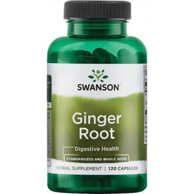 Swanson Ginger Root 120 kapsle 500 mg – Hledejceny.cz