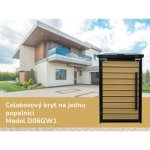 Scorpion elektro Přístřešek na popelnici D06GW1 celokovový kryt antracit hnědý – Zboží Dáma