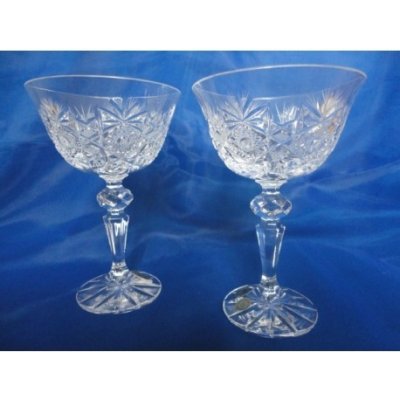 Bohemia Crystal Skleničky na šampaňské Laura 41448 olovnatý křišťál Tom 6 x 180 ml