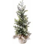 Boltze Home Úmělý vánoční stromeček v jutovém květináči TANNE 40 cm – Zboží Mobilmania