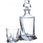 Bohemia Crystal Whisky set Quadro (1 karafa + 6 sklenic) – Hledejceny.cz