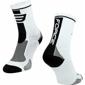 Force ponožky Long white/black