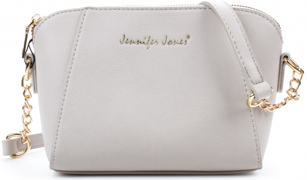 Jennifer Jones malá kabelka přes rameno crossbody světle šedá 3129