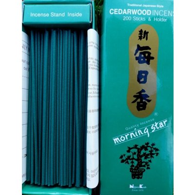 Nippon japonské vonné tyčinky Morning Star Cedarwood 200 ks – Hledejceny.cz