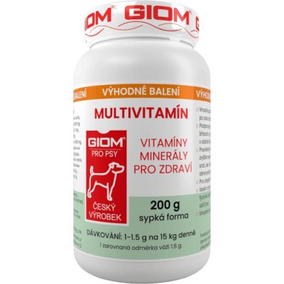 Giom pes Multivitamín 200 g v prášku