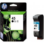 HP originální ink 51645AE, No.45, černý, 930str., 42ml, HP DeskJet 850, 970Cxi, 1100, 1200, 1600, 6122, 6127