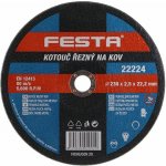 Festa Kotouč řezný na kov 230 x 2.5 x 22.2 mm – Sleviste.cz