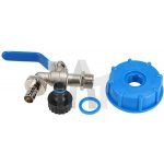 Bradas Kovový ventil na IBC kontejnerovou nádrž 3/4" + 1/2" S60x6 KK04123413Z – HobbyKompas.cz