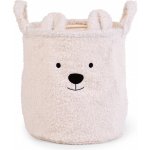 Childhome Koš Teddy Off White 30 x 30 x 30 cm – Zbozi.Blesk.cz