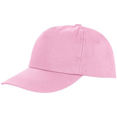 Result Headwear Houston na suchý zip s 5 panely Růžová – Zboží Mobilmania