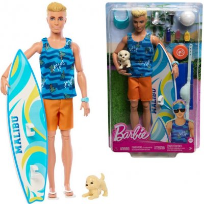 Barbie Ken surfař s doplňky – Sleviste.cz