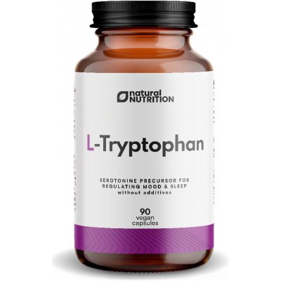 Natural Nutrition L-Tryptophan 90 kapslí – Hledejceny.cz