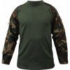 Army a lovecké tričko a košile košile Combat taktická woodland