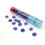 Chessex Skleněné žetony Gaming Glass Stones různé barvy Barva: Iridized Dark Blue – Zboží Mobilmania