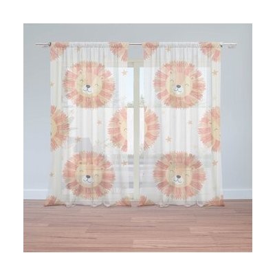 Sablio Záclony Lvíčci: 2ks 150x250cm – Hledejceny.cz