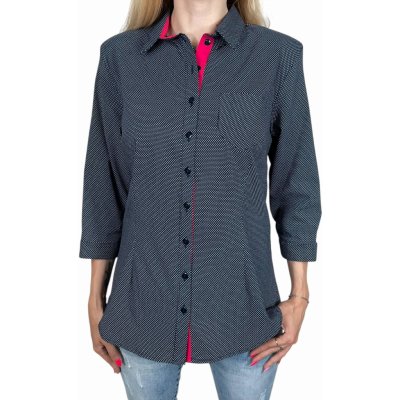 Kalimar dámská elegantní košile s dlouhým rukávem modrá – Zboží Dáma Kalimar dámská elegantní košile s dlouhým rukávem modrá – Zboží Dáma