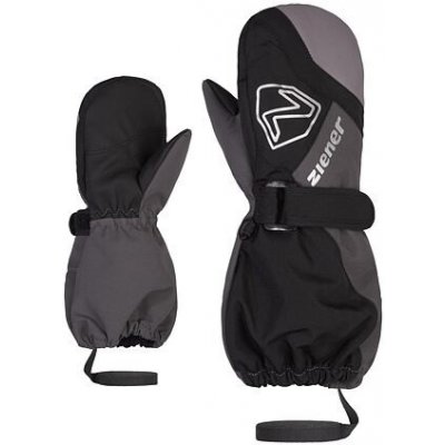 Ziener Laurus AS black / magnet palcové – Zboží Mobilmania