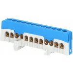 Eleman 1001280 Můstek N 12-F2 (svorkovnice 12x16mm2), krytý IP20, modrý, 63A, na DIN /2020269 – Zboží Mobilmania