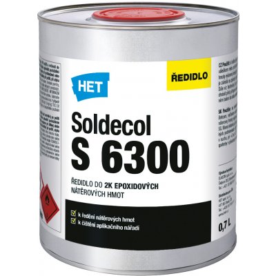 HET Soldecol Ředidlo S6300 0,7 l – HobbyKompas.cz