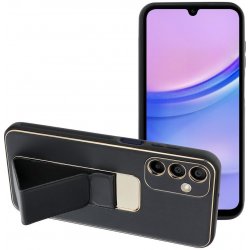 Forcell LEATHER Case Kickstand SAMSUNG Galaxy A15 5G černé