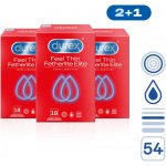 Durex Feel Thin Extra Lubricated 54ks – Hledejceny.cz