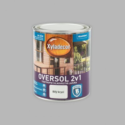 Xyladecor Oversol 2v1 0,75 l bílá krycí