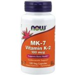Now Foods Vitamín K2 MK-7 300 mcg Extra Strength 120 veg kapslí – Hledejceny.cz