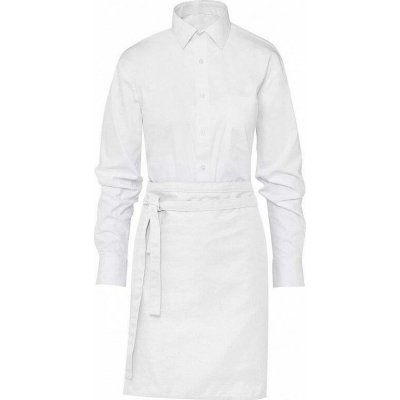 SG Accessories - BISTRO Krátká číšnická zástěra Brussels s pevným páskem 78 x 52 cm Bílá – Hledejceny.cz