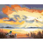 ZUTY Malování podle čísel KACHNA NA JEZEŘE D RUSTY RUST Rozměr 40 x 50 cm Rámování vypnuté plátno na rám – Hledejceny.cz