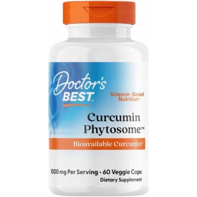 Doctor's Best Kurkumin fytosom s merivou 500 mg 60 veg. kapslí – Hledejceny.cz