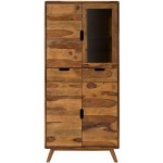 Bighome Skane 2 85x45x180 cm z indického palisandru pískovaný lak přírodní – Hledejceny.cz