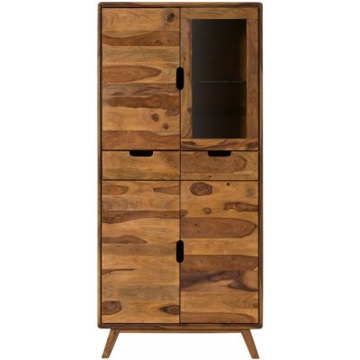 Bighome Skane 2 85x45x180 cm z indického palisandru pískovaný lak přírodní – Hledejceny.cz