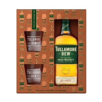 Tullamore Dew 40% 0,7 l (dárkové balení 2 sklenice)