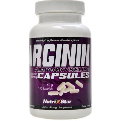 Nutristar Arginin 500 100 kapslí