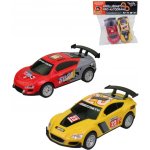MaDe Autodráha náhradní autíčka 2 ks 1:43 žlutá červená – Hledejceny.cz