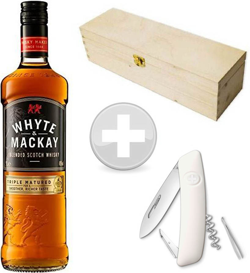 Whyte & Mackay 40% 1 l (dárkové balení nůž Swiza D01 white)
