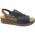 Rieker 62962-14 MODRÁ – Zboží Dáma