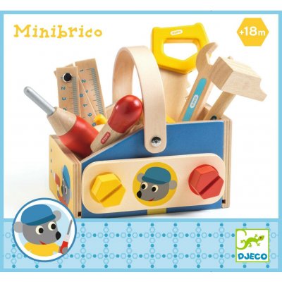 DJECO Kufřík s nářadím Minibrico – Zboží Mobilmania