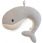 Nanami Malý kojící cestovní polštář Whale Grey – Zboží Dáma