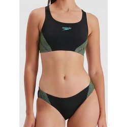 SPEEDO Placement Racerback Two bikiny černá/modrá