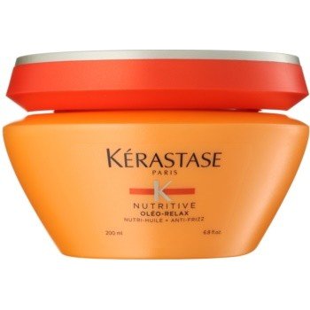 Kérastase Nutritive Oleo Relax Masque for Dry Rebelliou Hair Gelová vlasová maska pro vyhlazení a narovnání suchých, kudrnatých a nepoddajných vlasů 200 ml