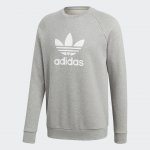 adidas Originals TREFOIL CREW mikina šedá – Zboží Mobilmania