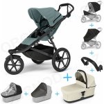 Thule Set 7v1 Urban Glide 3 Mid blue 2024 + pláštěnka + ochranná síť + madlo + korba Soft beige + pláštěnka + ochranná síť na korbu – Hledejceny.cz