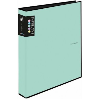 Pořadač A4 - 4 kroužek - lamino - R25 - Pastelini - zelený - 7-277 – Zboží Živě