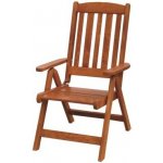 Zahradní dřevěné polohovací křeslo LUISA – Zbozi.Blesk.cz