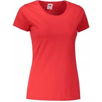 FRUIT OF THE LOOM LADY-FIT VALUEWEIGHT T RED