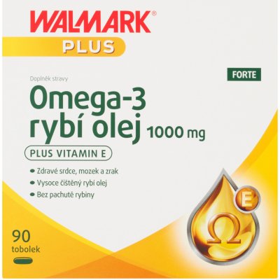 Walmark Omega 3 rybí olej 1000 mg 90 tablet – Zboží Mobilmania