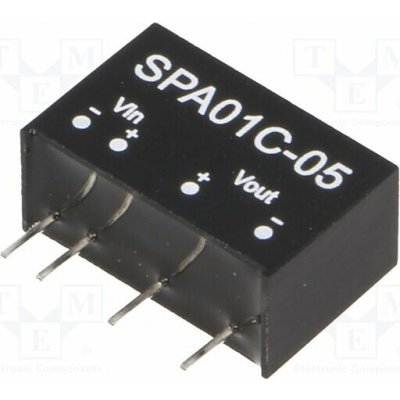 MEAN WELL SPA01C-05 Měnič: DC/DC; 1W; Uvst: 36÷75VDC; Uvýst: 5VDC; Ivýst: 20÷200mA; SIP6 – Hledejceny.cz