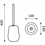 Nimco Tabo Toaletní WC kartáč TA 3194-08 – Sleviste.cz